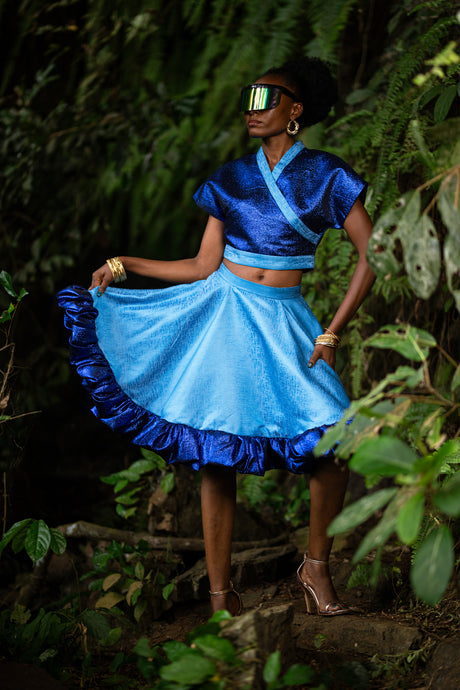 Crop Top Skirt Set – Bandele Muse